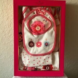 Kate Spade: Pink Turtle Floral Baby Clothing 7 piece Starter Set- 6 months